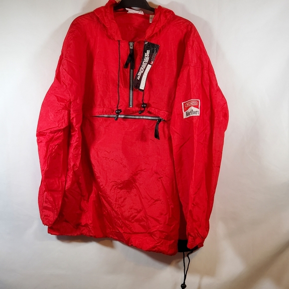 Marlboro Packable Rain Jacket NWT'S